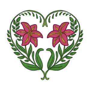 Enjoyment of Life Lilies 10 Machine Embroidery Designs