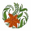 Enjoyment of Life Lilies 10 Machine Embroidery Designs - Image 11
