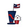Patriotic - Fancy 4th of July 10 Machine Embroidery Designs - Image 4