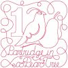 Free Motion Days of Christmas 12 Machine Embroidery Designs - Image 3