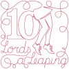 Free Motion Days of Christmas 12 Machine Embroidery Designs - Image 12