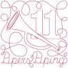 Free Motion Days of Christmas 12 Machine Embroidery Designs - Image 13