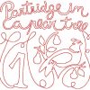 Free Motion 12 Days of Christmas Block Machine Embroidery Designs - Image 3