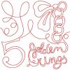Free Motion 12 Days of Christmas Block Machine Embroidery Designs - Image 7