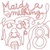 Free Motion 12 Days of Christmas Block Machine Embroidery Designs - Image 10