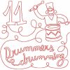 Free Motion 12 Days of Christmas Block Machine Embroidery Designs - Image 13