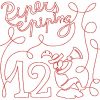 Free Motion 12 Days of Christmas Block Machine Embroidery Designs - Image 14
