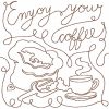 Free Motion Coffee Blocks 12 Machine Embroidery Designs - Image 7