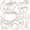Free Motion Coffee Blocks 12 Machine Embroidery Designs - Image 2
