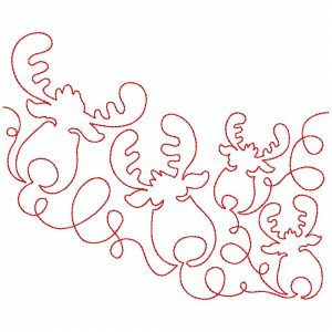 Free Motion Christmas Set 2 - 10 Machine Embroidery Designs