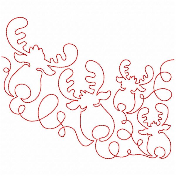 Free Motion Christmas Set 2 - 10 Machine Embroidery Designs