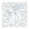 Free Motion Cute American Blocks 12 Machine Embroidery Designs - Image 4