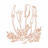 Free Motion California Poppy 10 Machine Embroidery Designs - Image 6