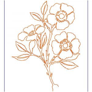 Free Motion Cherokee Rose 10 Machine Embroidery Designs
