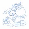 Free Motion Christmas Snowman 10 Machine Embroidery Designs - Image 4