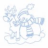 Free Motion Christmas Snowman 10 Machine Embroidery Designs - Image 5