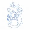 Free Motion Christmas Snowman 10 Machine Embroidery Designs - Image 10
