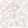 Free Motion Cute Thanksgiving 12 Machine Embroidery Designs - Image 9