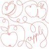 Free Motion Fruits 12 Machine Embroidery Designs - Image 8