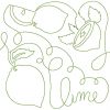 Free Motion Fruits 12 Machine Embroidery Designs - Image 2