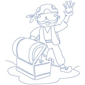 Free Motion Pirates 10 Machine Embroidery Designs in 8 sizes