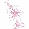 Free Motion Peach Blossom 10 Machine Embroidery Designs - Image 4