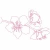 Free Motion Peach Blossom 10 Machine Embroidery Designs - Image 5