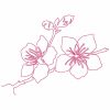 Free Motion Peach Blossom 10 Machine Embroidery Designs - Image 8