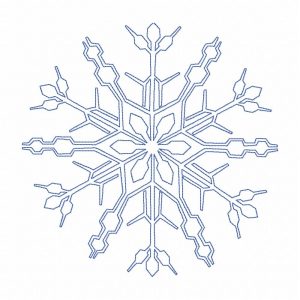 Free Motion Snowflakes 10 Machine Embroidery Designs