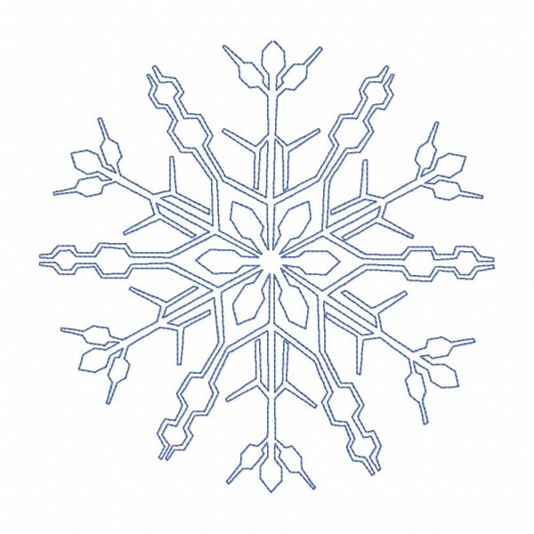 Free Motion Snowflakes 10 Machine Embroidery Designs