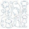 Free Motion Sewing Sayings Blocks 12 Machine Embroidery Designs - Image 3