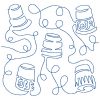 Free Motion Sewing Sayings Blocks 12 Machine Embroidery Designs - Image 9