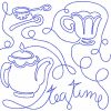 Free Motion Tea Time 12 Machine Embroidery Designs - Image 3