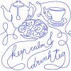 Free Motion Tea Time 12 Machine Embroidery Designs - Image 4