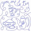 Free Motion Tea Time 12 Machine Embroidery Designs - Image 6