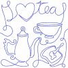 Free Motion Tea Time 12 Machine Embroidery Designs - Image 10