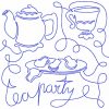 Free Motion Tea Time 12 Machine Embroidery Designs - Image 11
