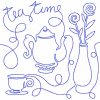 Free Motion Tea Time 12 Machine Embroidery Designs - Image 12