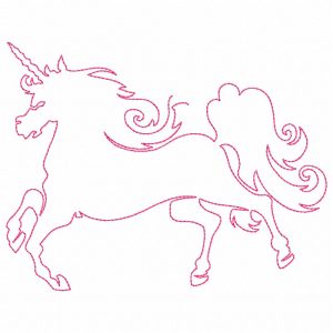 Free Motion Unicorns 10 Machine Embroidery Designs