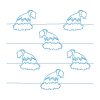 Free Motion Winter Time 12 Machine Embroidery Designs - Image 4