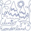 Free Motion Winter Blocks 12 Machine Embroidery Designs - Image 7