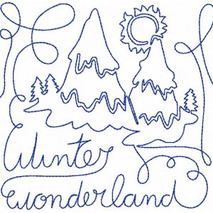 Free Motion Winter Blocks 12 Machine Embroidery Designs