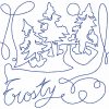 Free Motion Winter Blocks 12 Machine Embroidery Designs - Image 12