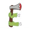 Halloween Alphabet 26 Machine Embroidery Designs - Image 9