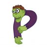 Halloween Alphabet 26 Machine Embroidery Designs - Image 14
