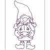 Halloween Gnome Girls 10 Machine Embroidery Designs - Image 5