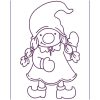 Halloween Gnome Girls 10 Machine Embroidery Designs - Image 7