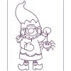 Halloween Gnome Girls 10 Machine Embroidery Designs - Image 9