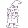 Halloween Gnome Girls 10 Machine Embroidery Designs - Image 10