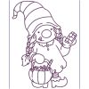 Halloween Gnome Girls 10 Machine Embroidery Designs - Image 2